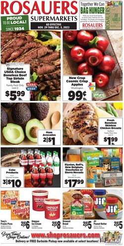 Weekly ad Rosauers 11/29/2023 - 12/05/2023