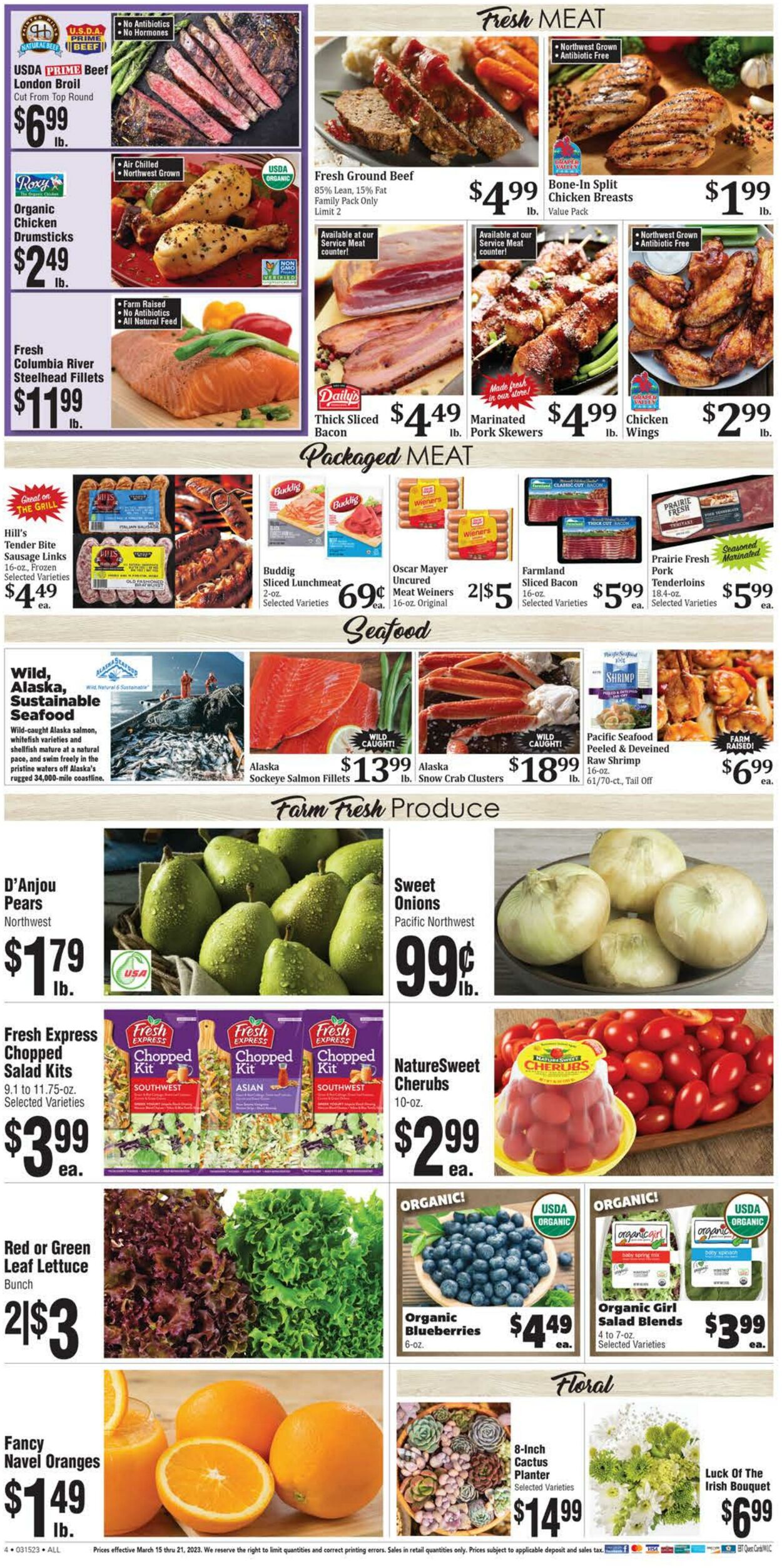 Weekly ad Rosauers 03/15/2023 - 03/21/2023