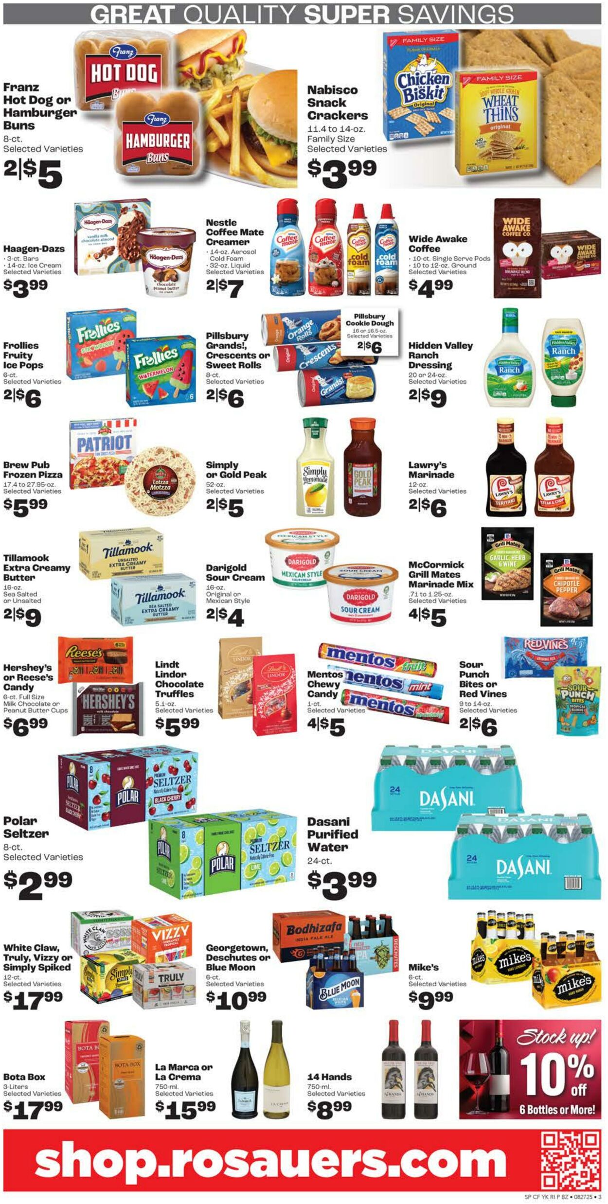 Weekly ad Rosauers 08/27/2025 - 09/02/2025