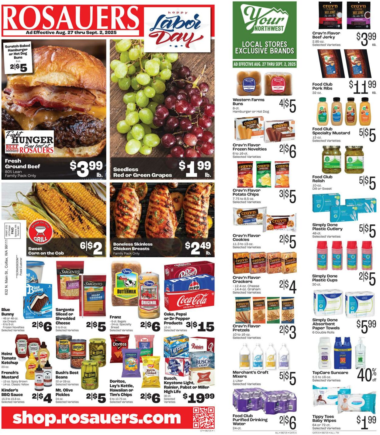 Weekly ad Rosauers 08/27/2025 - 09/02/2025
