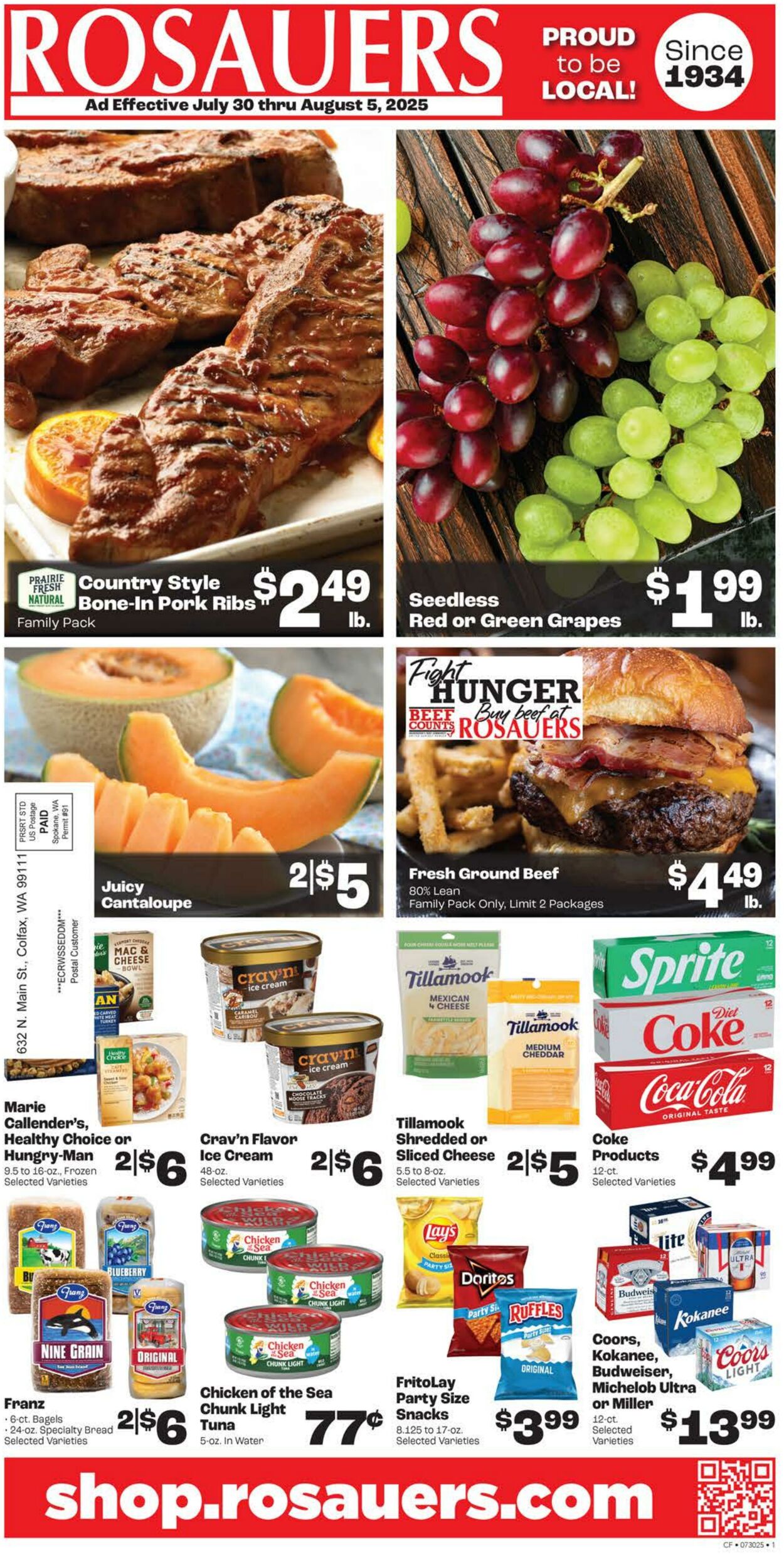 Weekly ad Rosauers 07/30/2025 - 08/05/2025