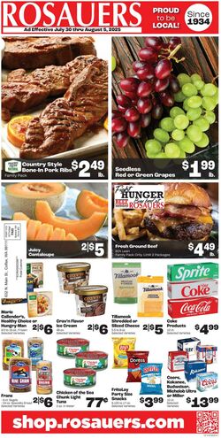Weekly ad Rosauers 08/27/2025 - 09/02/2025