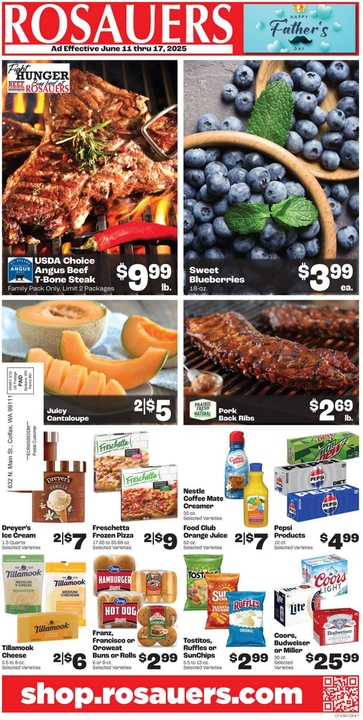 Weekly ad Rosauers 06/11/2025 - 06/17/2025