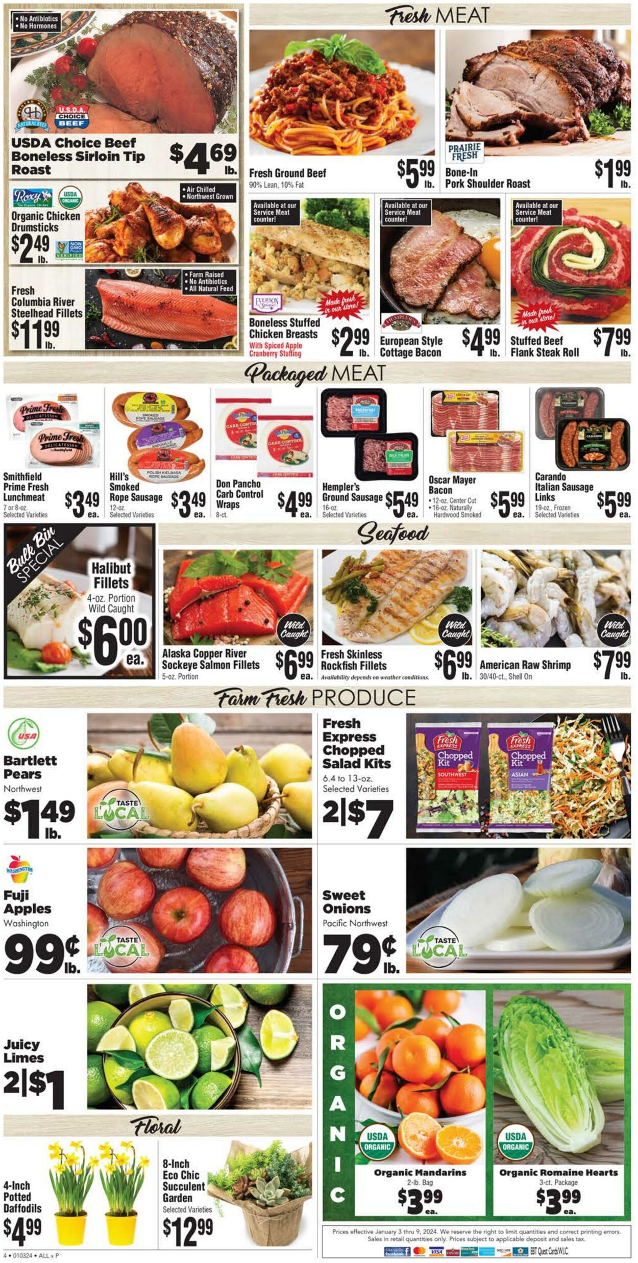 Weekly ad Rosauers 01/03/2024 - 01/09/2024