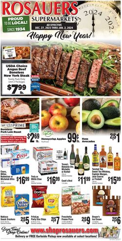 Weekly ad Rosauers 12/27/2023 - 01/02/2024