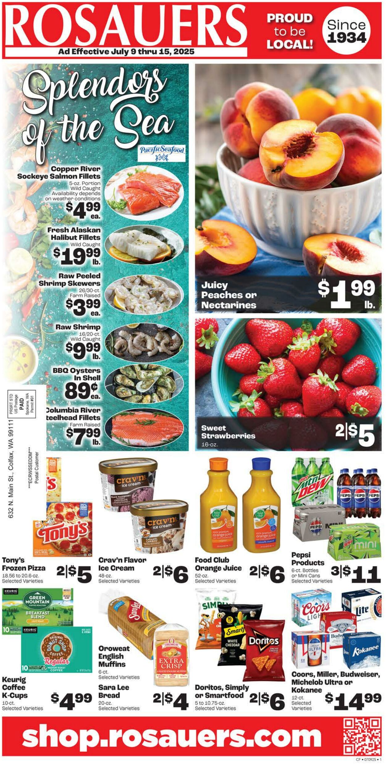 Weekly ad Rosauers 07/09/2025 - 07/15/2025