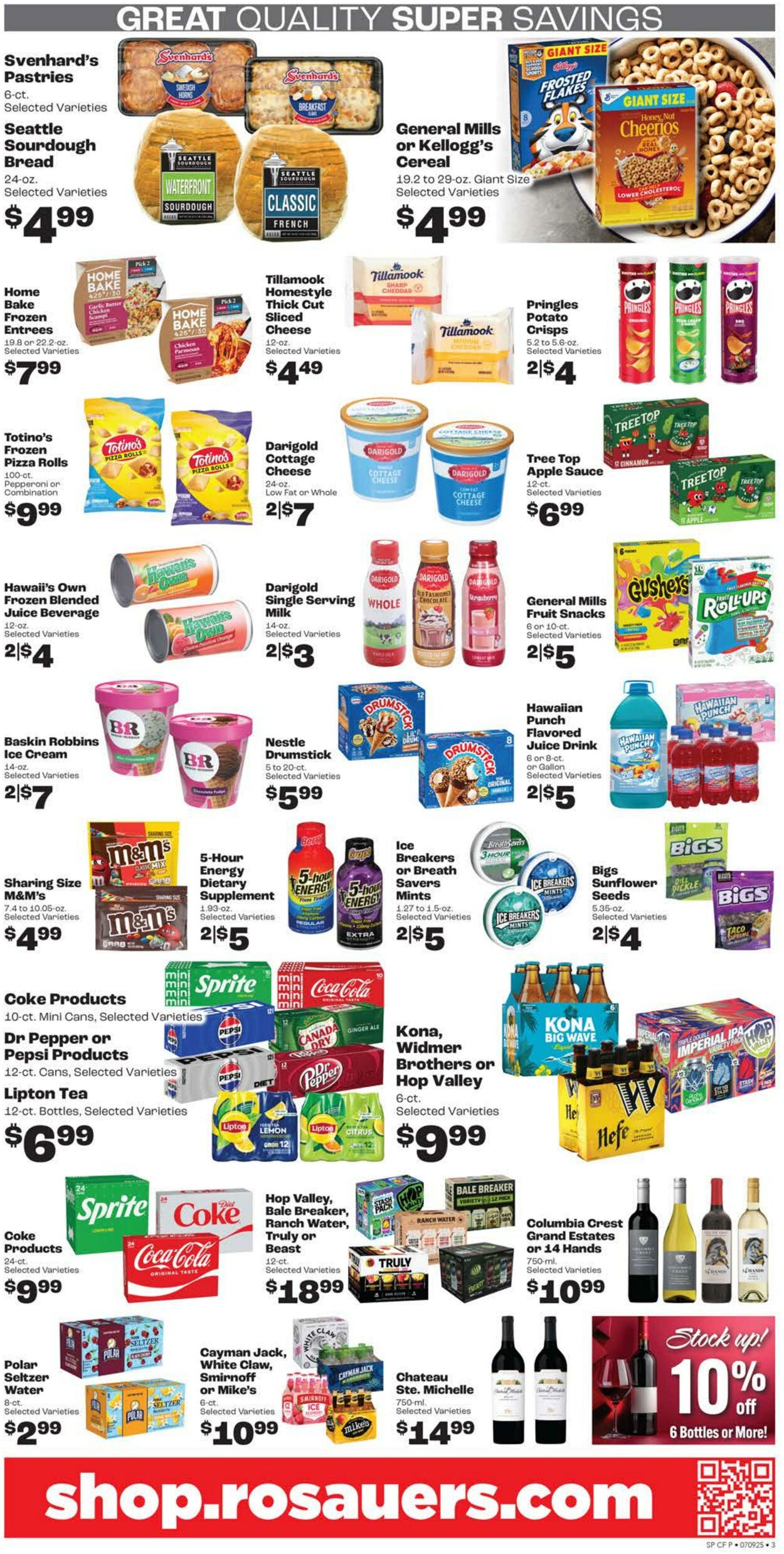 Weekly ad Rosauers 07/09/2025 - 07/15/2025