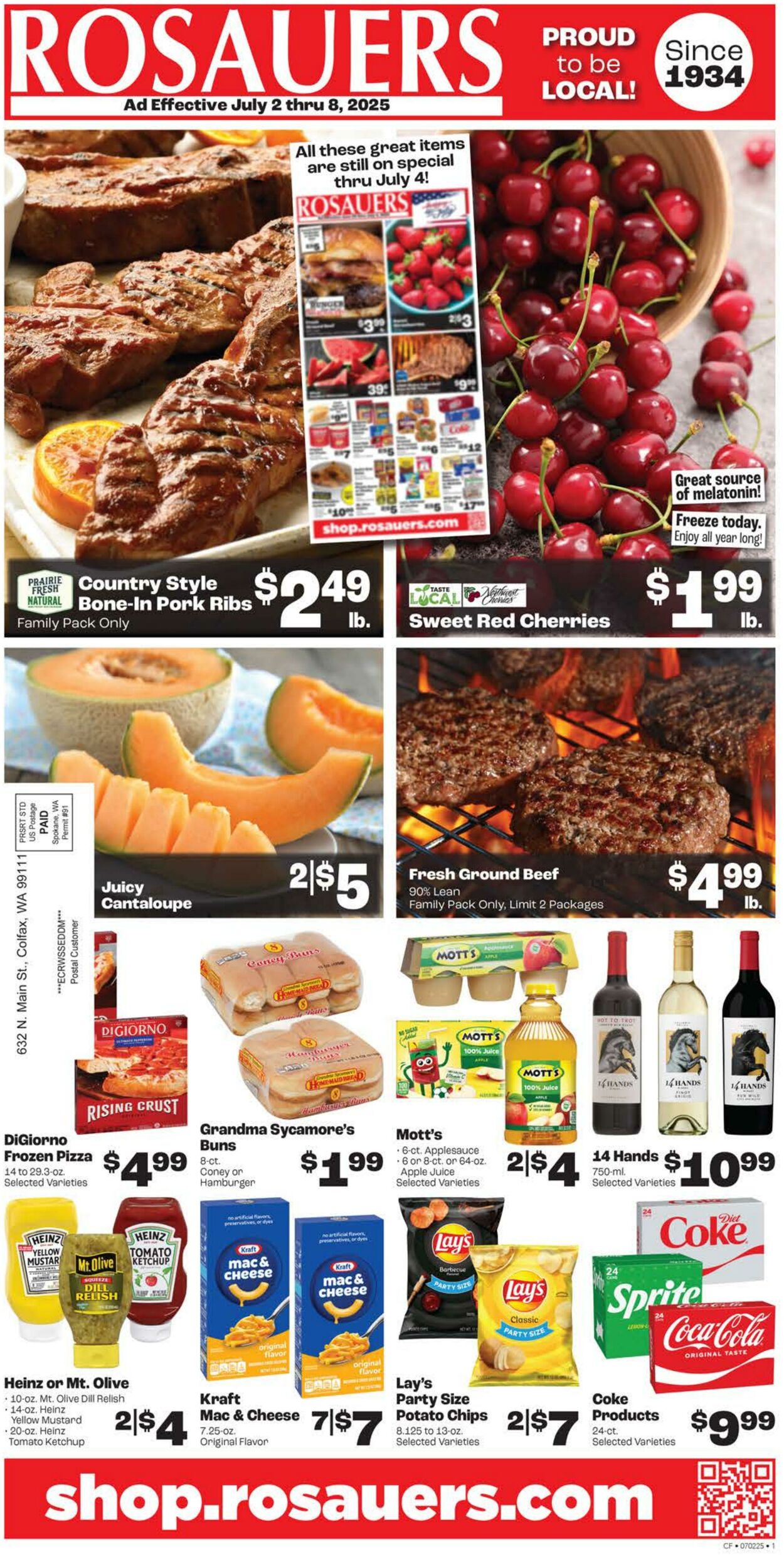 Weekly ad Rosauers 07/02/2025 - 07/08/2025