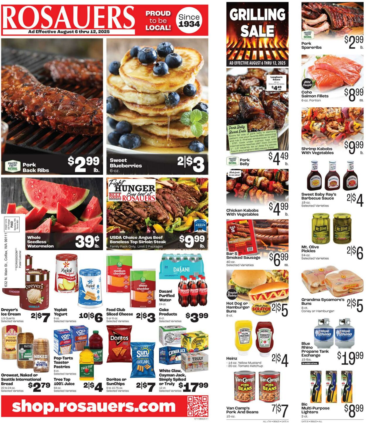 Weekly ad Rosauers 08/06/2025 - 08/12/2025