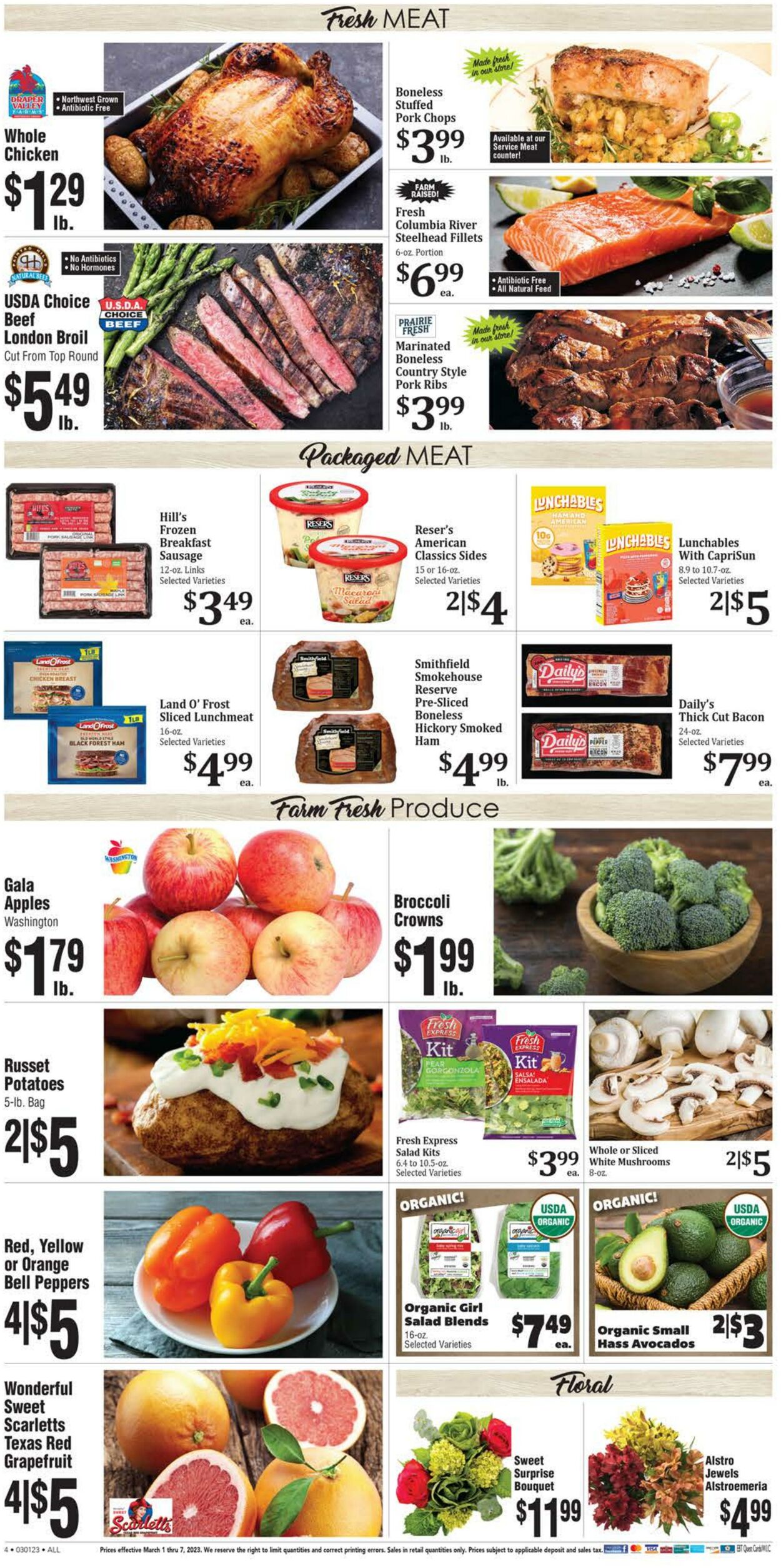 Weekly ad Rosauers 03/01/2023 - 03/07/2023