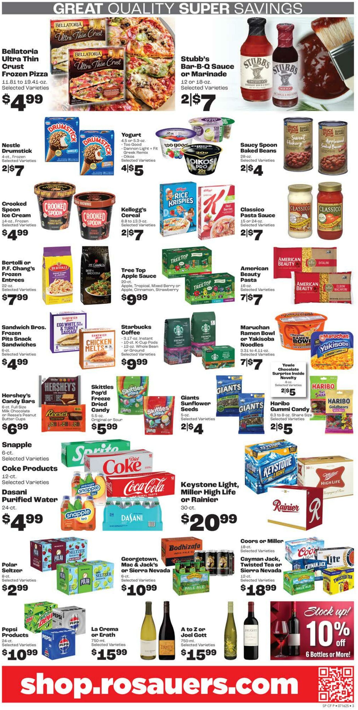 Weekly ad Rosauers 07/16/2025 - 07/22/2025