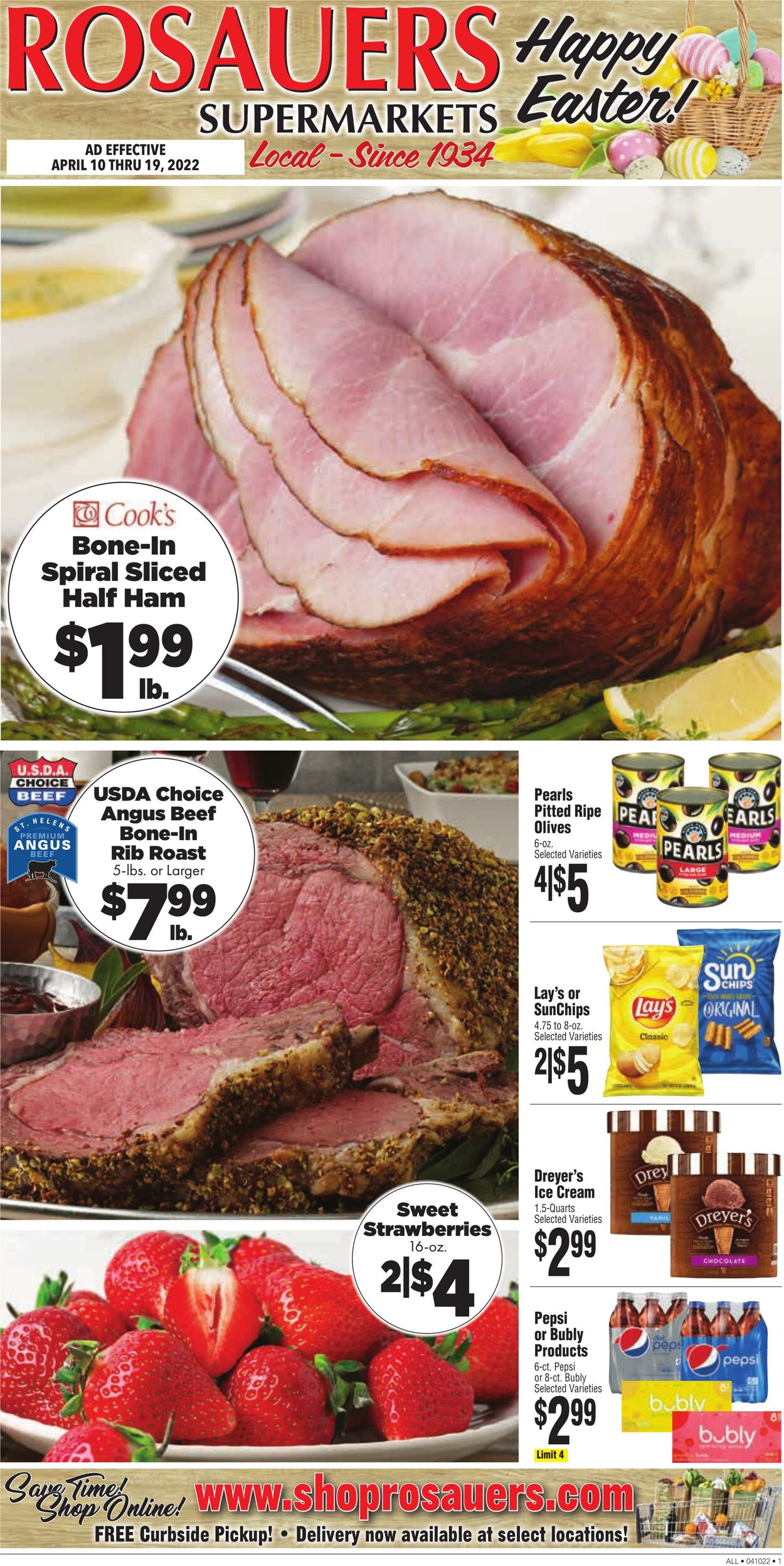 Weekly ad Rosauers 04/10/2022 - 04/19/2022
