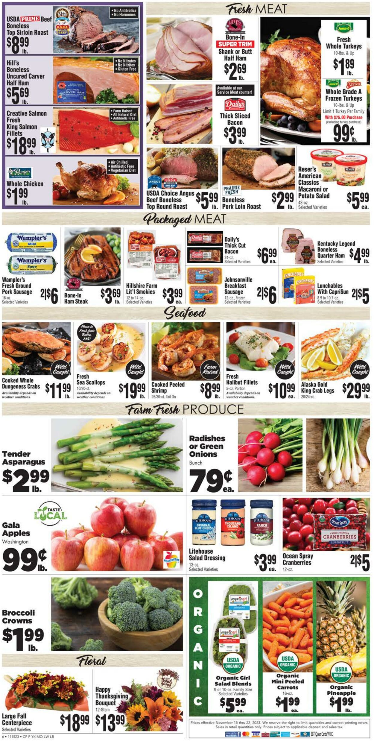 Weekly ad Rosauers 11/15/2023 - 11/21/2023