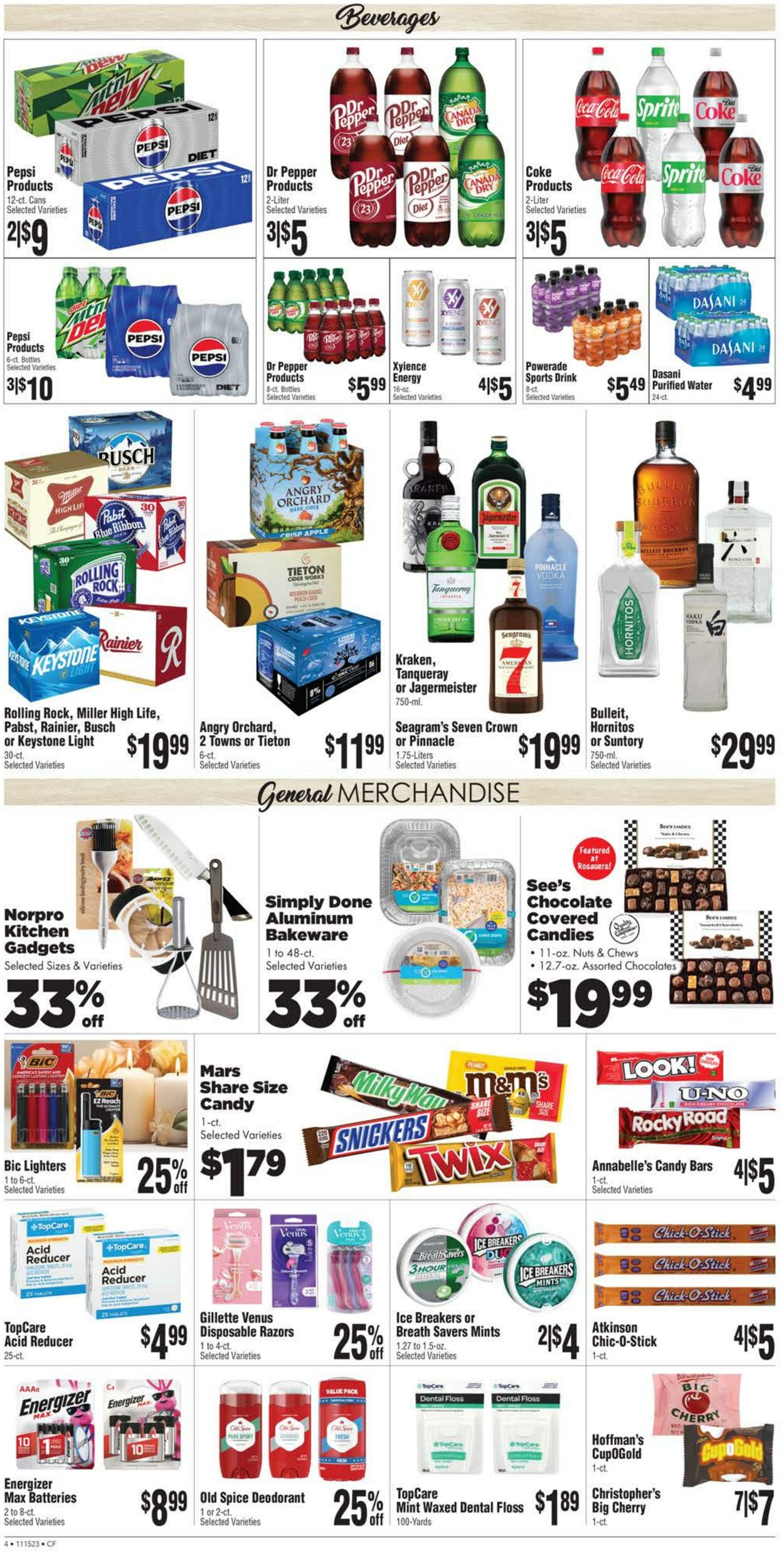 Weekly ad Rosauers 11/15/2023 - 11/21/2023