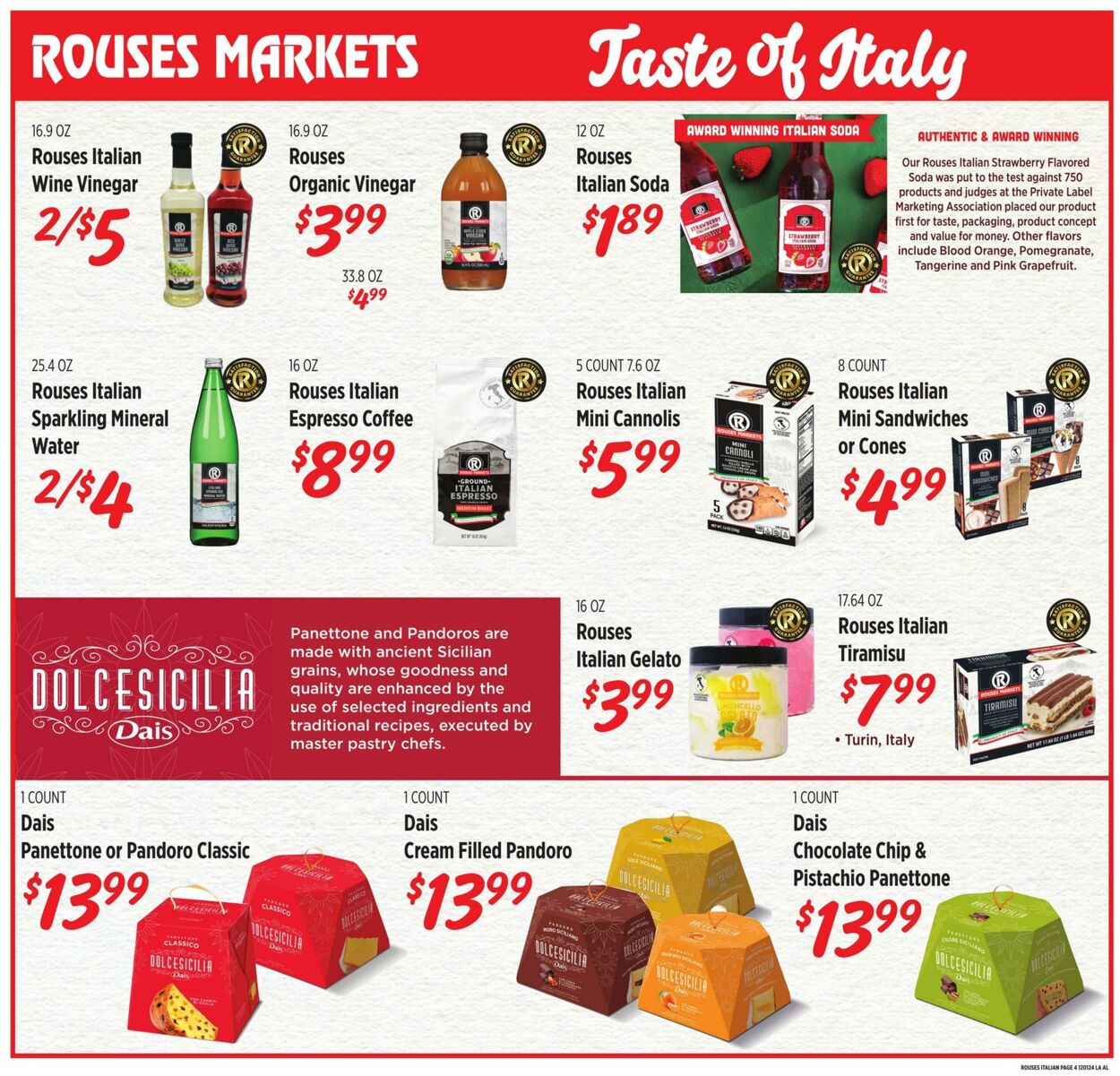 Weekly ad Rouses 11/29/2024 - 12/25/2024