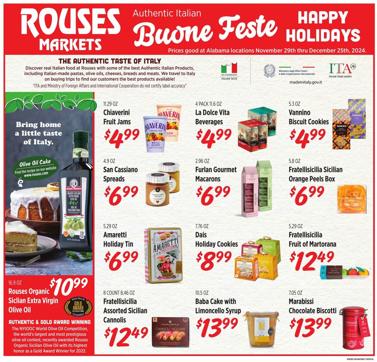 Weekly ad Rouses 11/29/2024 - 12/25/2024