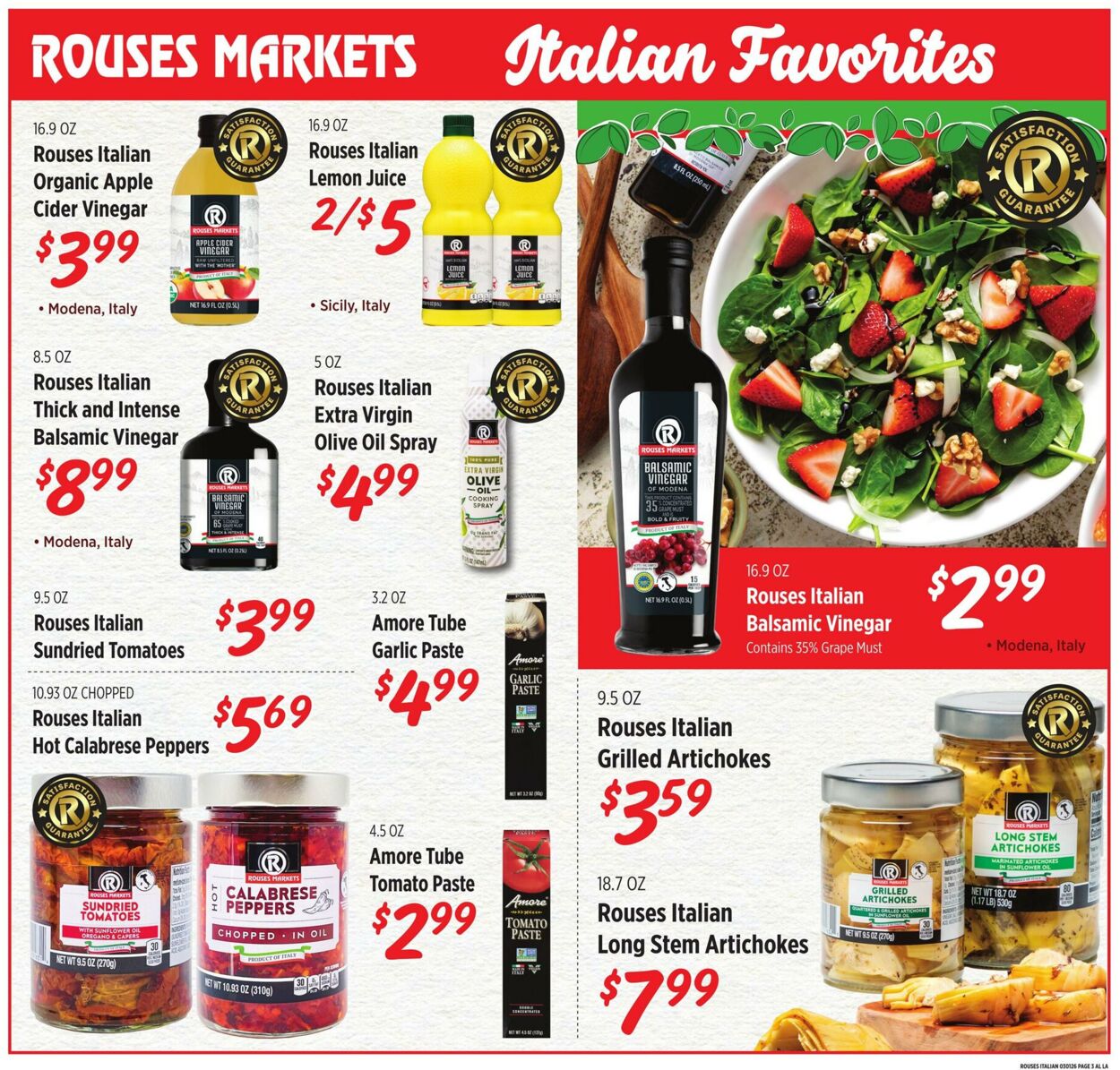 Weekly ad Rouses 02/25/2026 - 03/25/2026