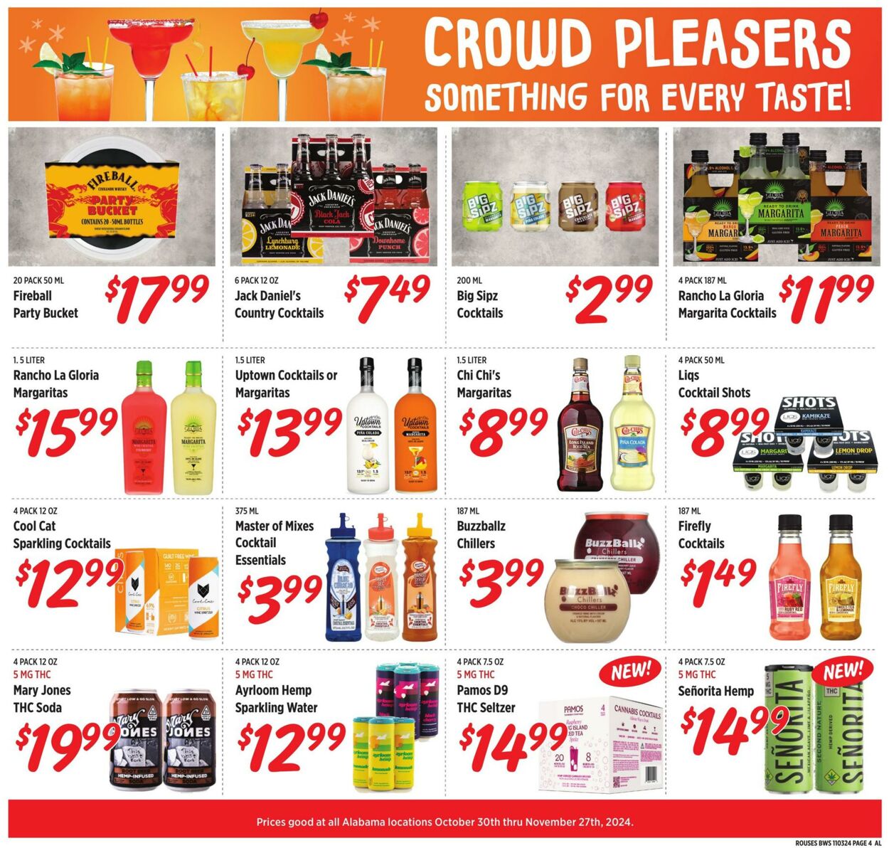 Weekly ad Rouses 10/30/2024 - 11/27/2024