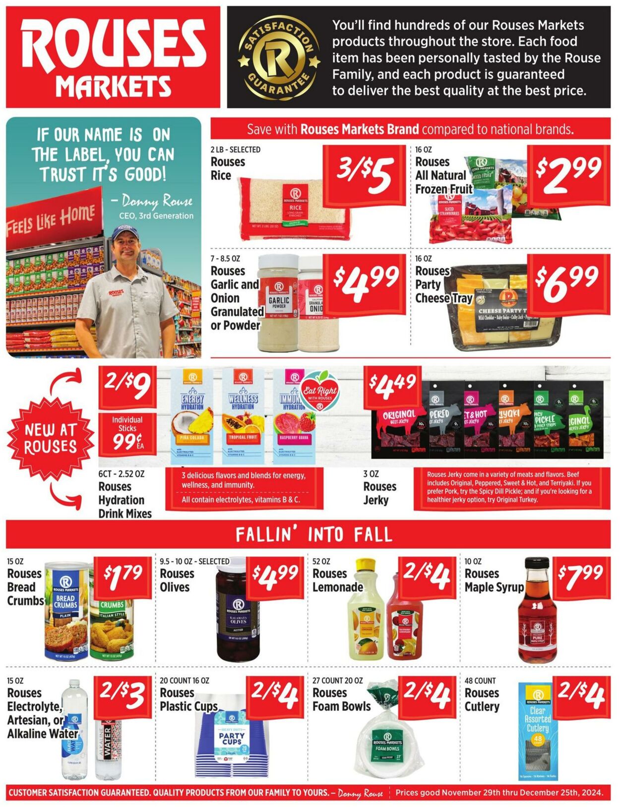 Weekly ad Rouses 11/29/2024 - 12/25/2024