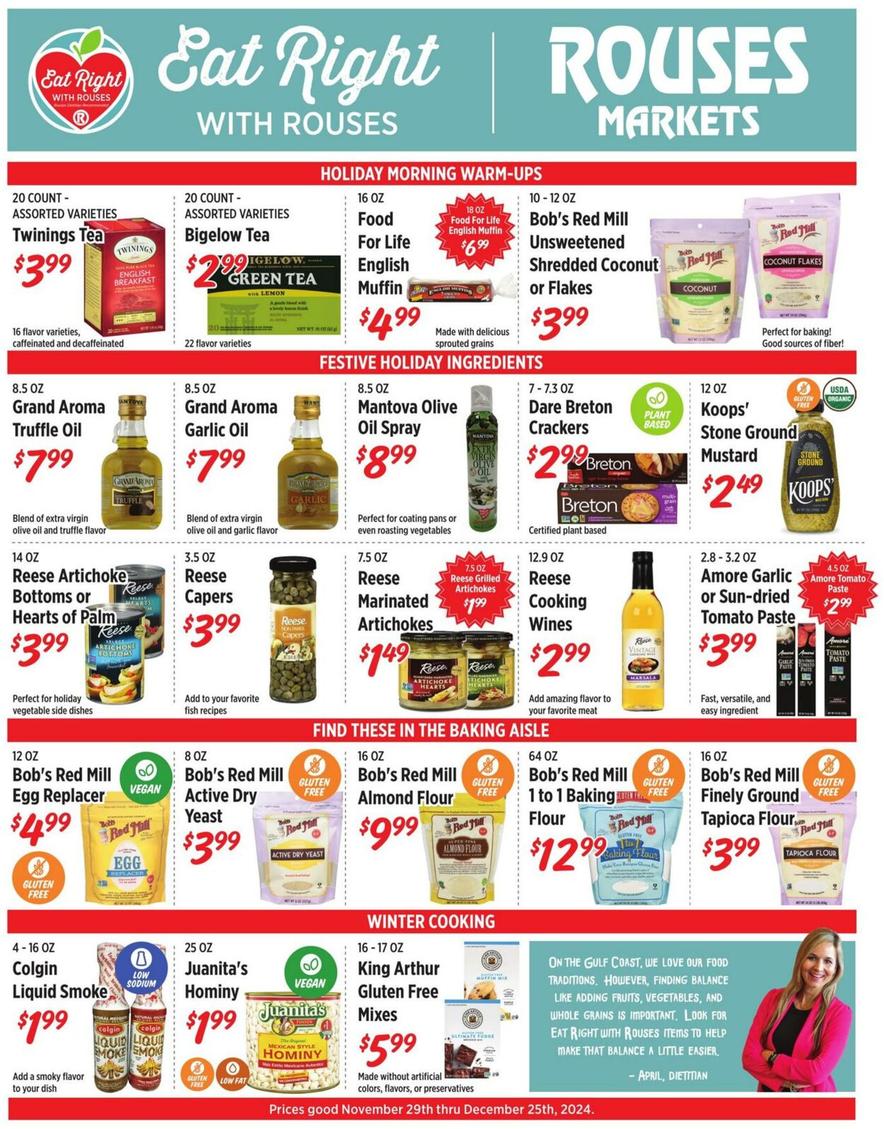 Weekly ad Rouses 11/29/2024 - 12/25/2024