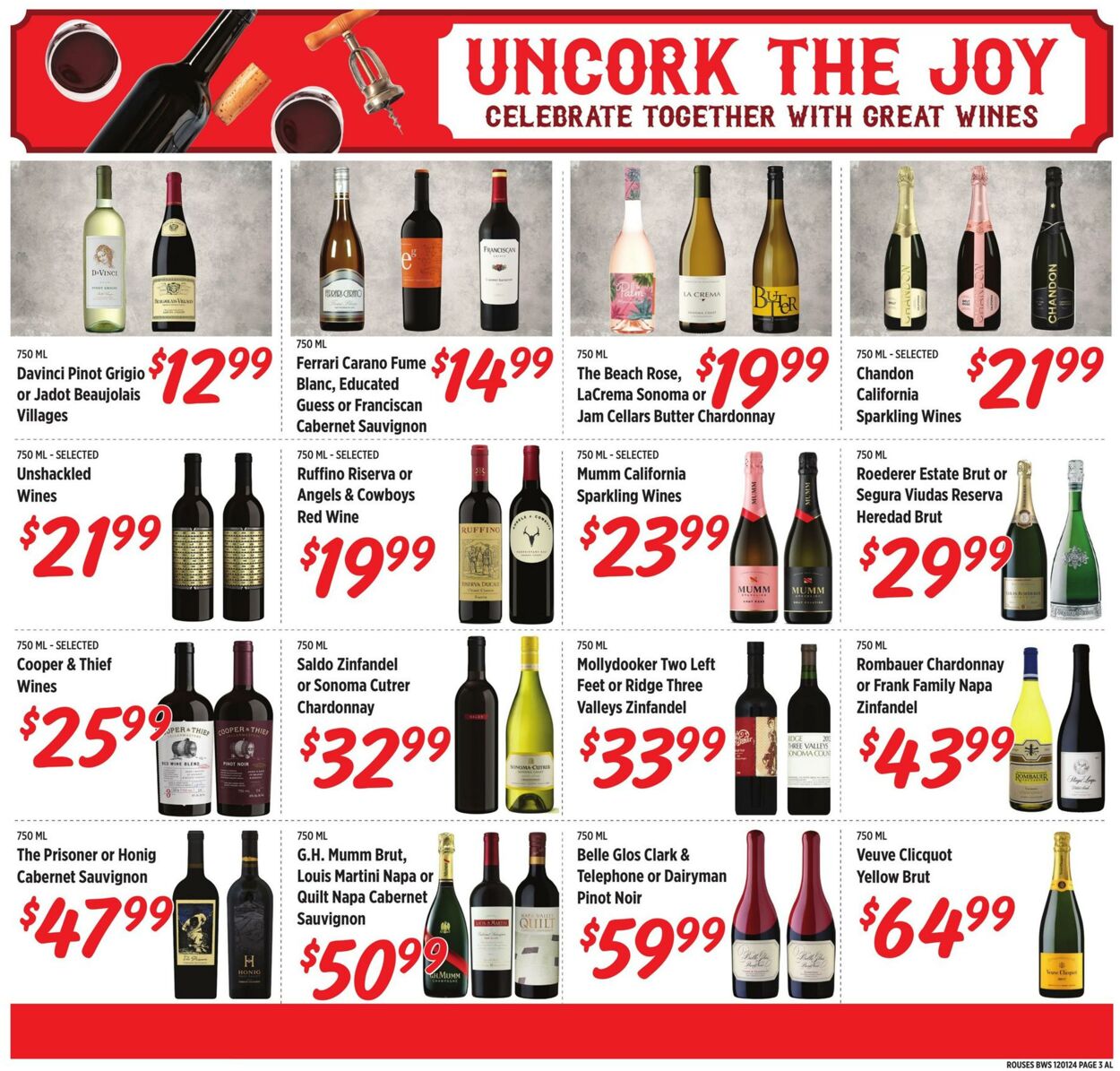 Weekly ad Rouses 11/27/2024 - 12/25/2024