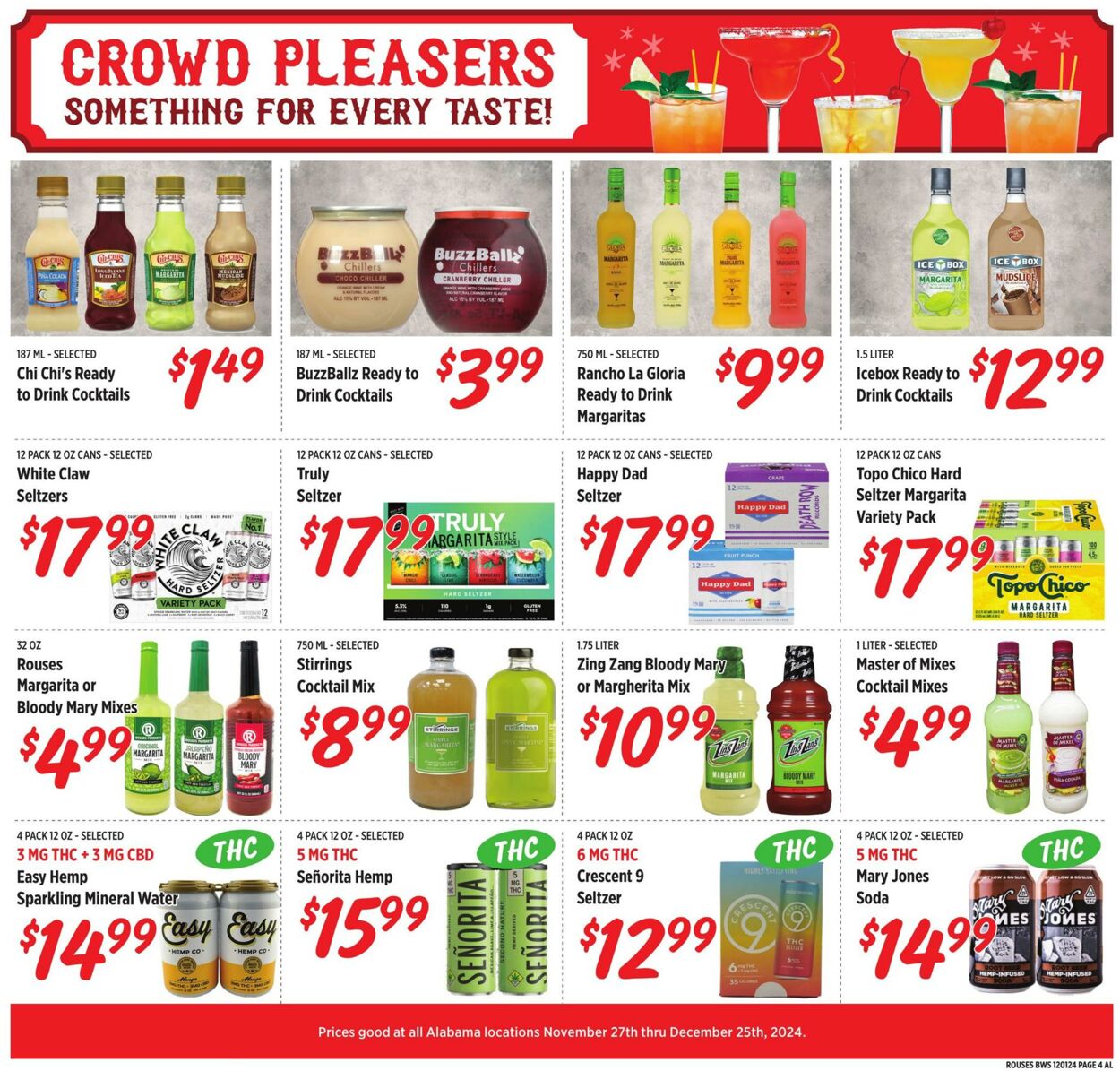 Weekly ad Rouses 11/27/2024 - 12/25/2024