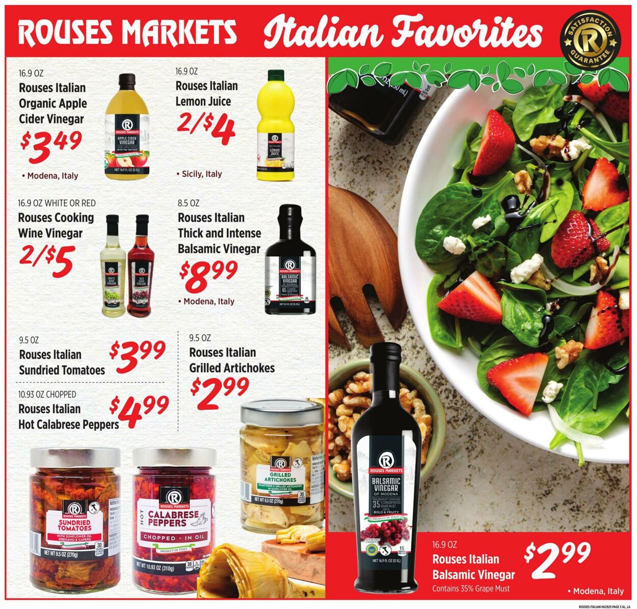 Weekly ad Rouses 06/25/2025 - 07/30/2025