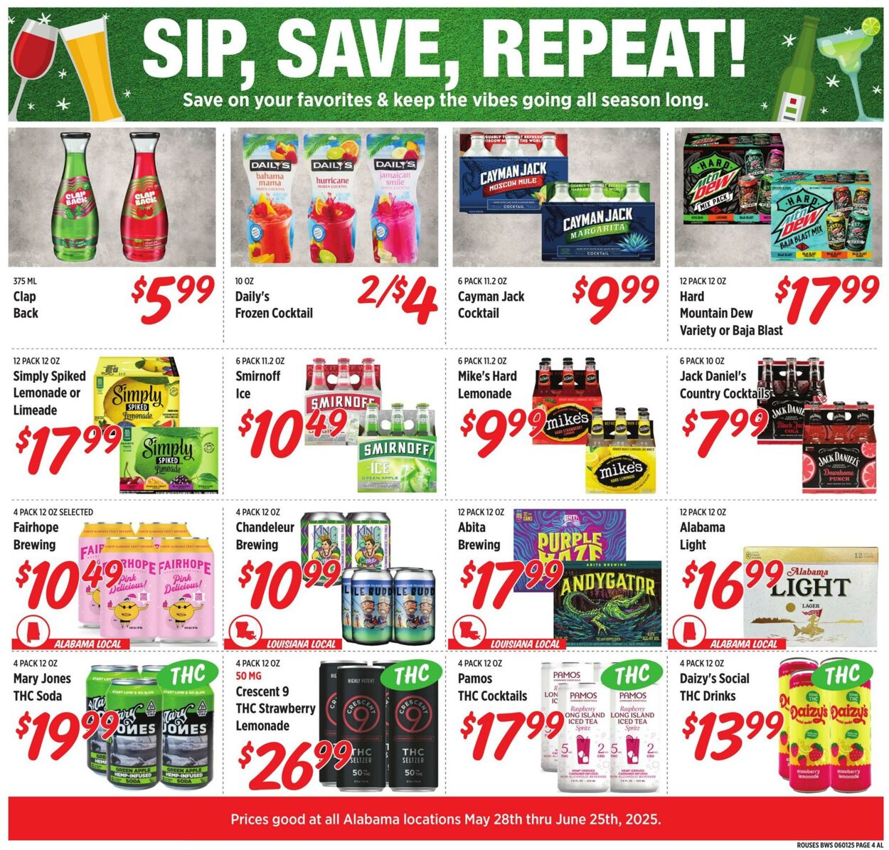 Weekly ad Rouses 05/28/2025 - 06/25/2025