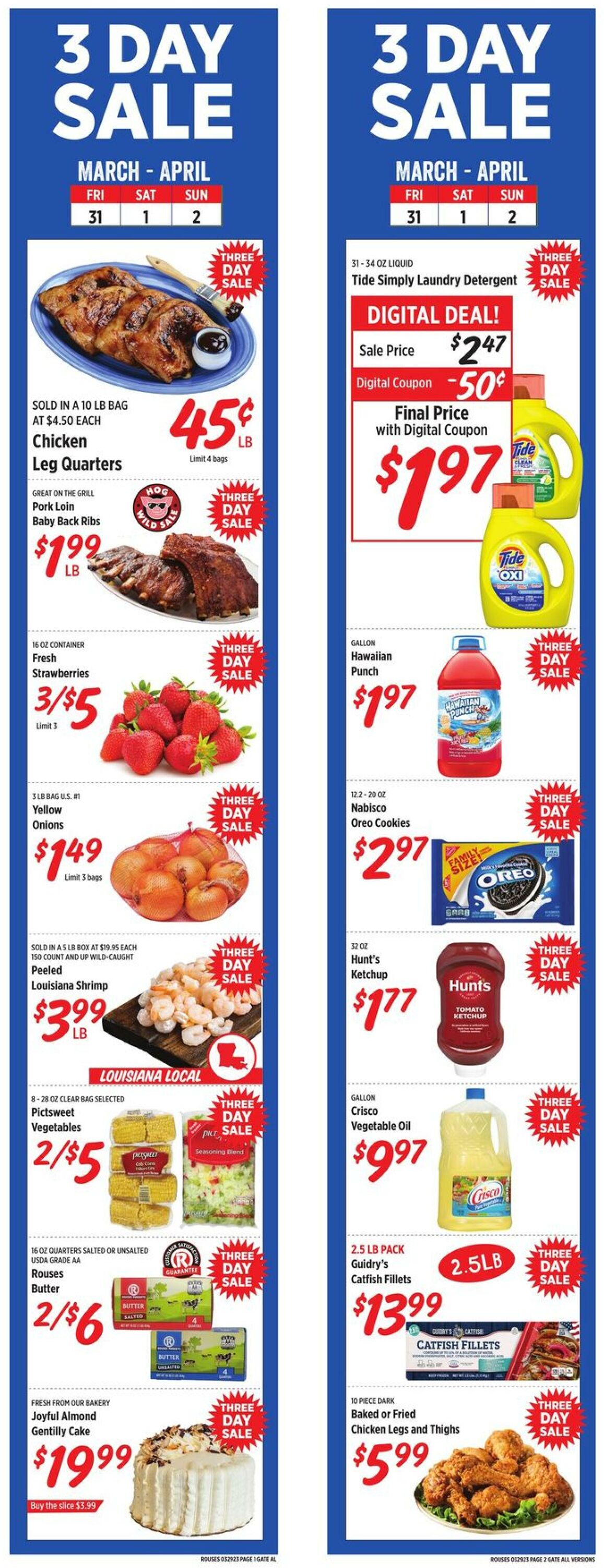Weekly ad Rouses 03/29/2023 - 04/05/2023