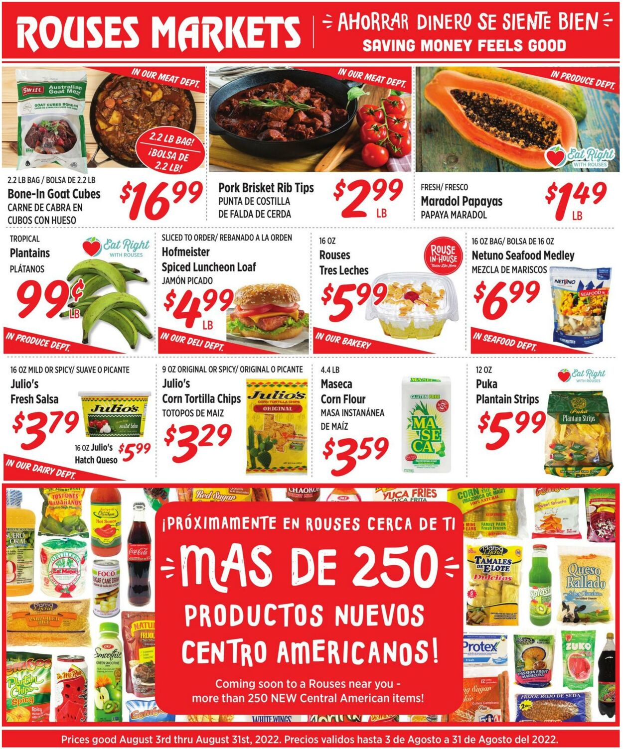 Weekly ad Rouses 08/03/2022 - 08/31/2022