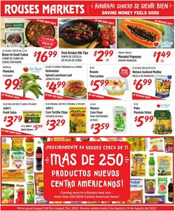 Weekly ad Rouses 08/03/2022-08/31/2022