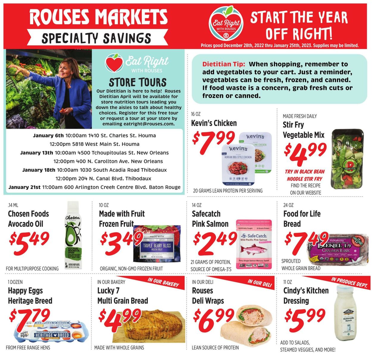 Weekly ad Rouses 12/28/2022-01/25/2023