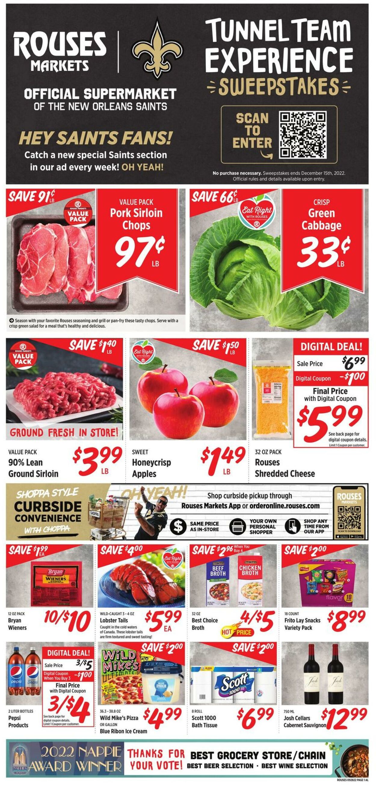 Weekly ad Rouses 09/28/2022 - 10/05/2022