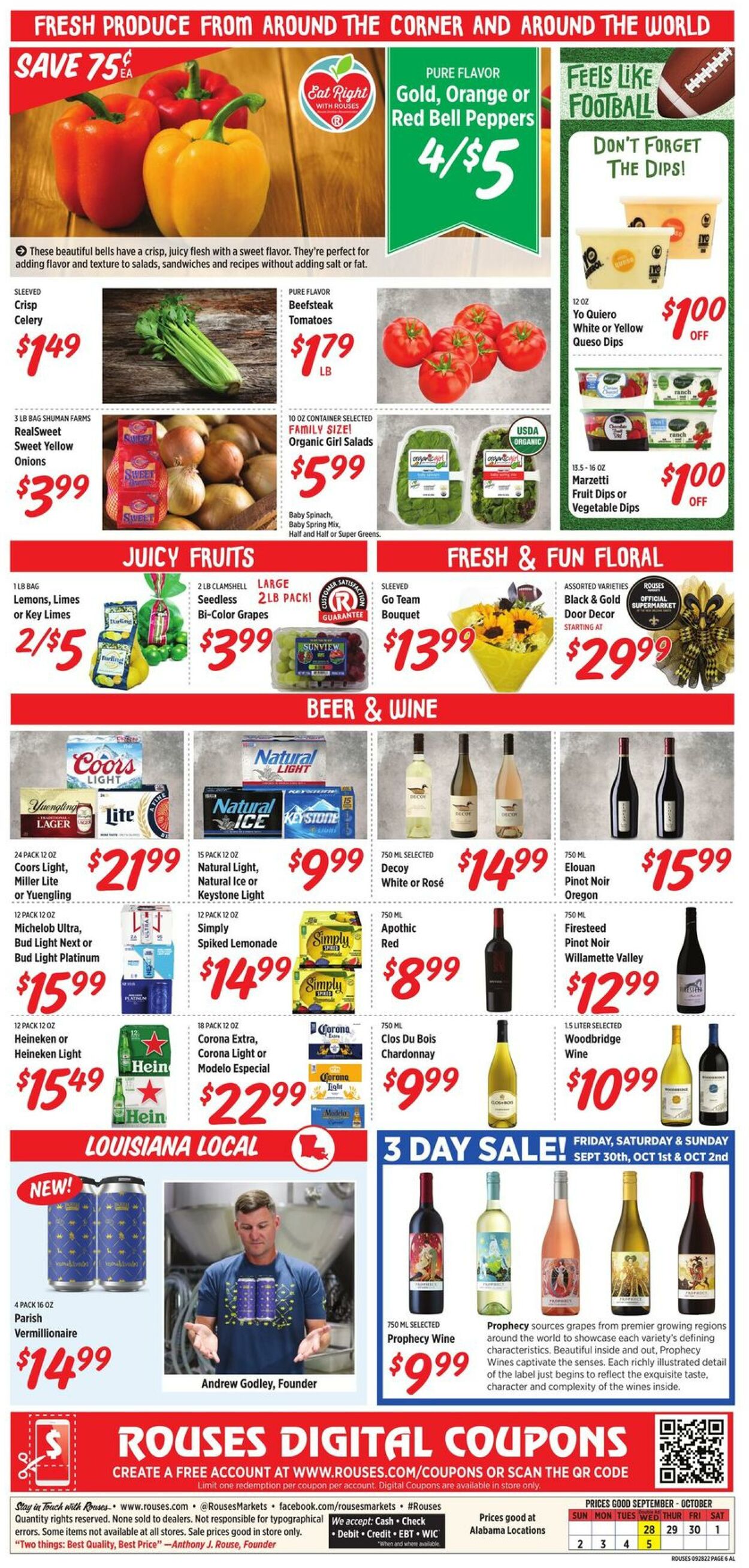 Weekly ad Rouses 09/28/2022 - 10/05/2022