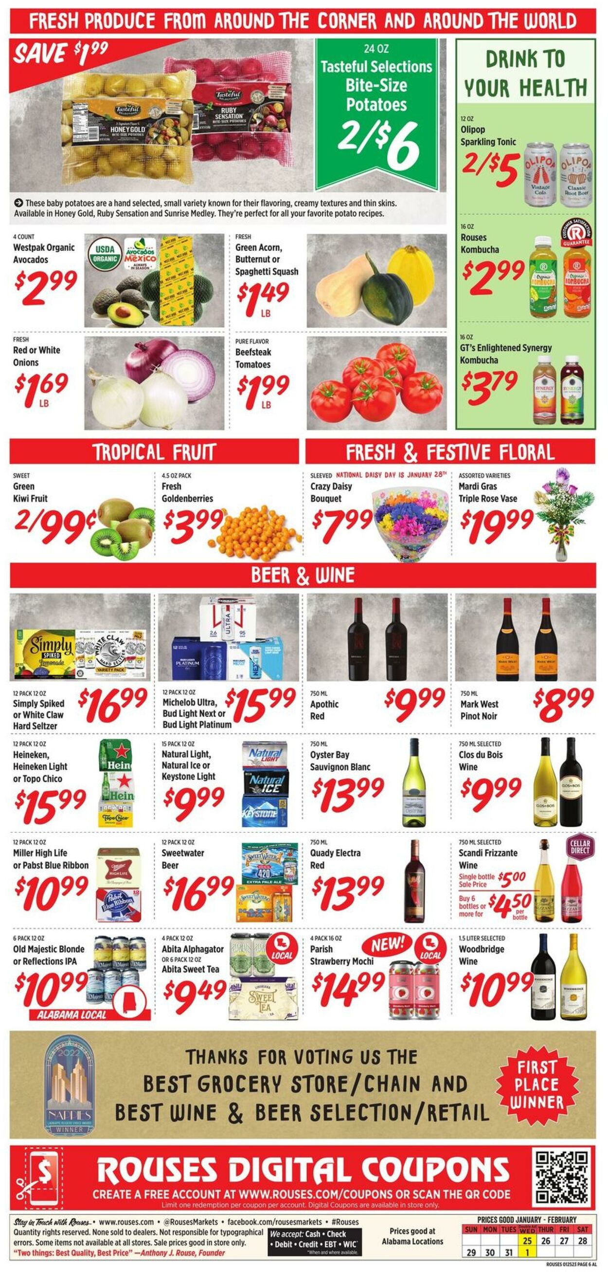 Weekly ad Rouses 01/25/2023 - 02/01/2023