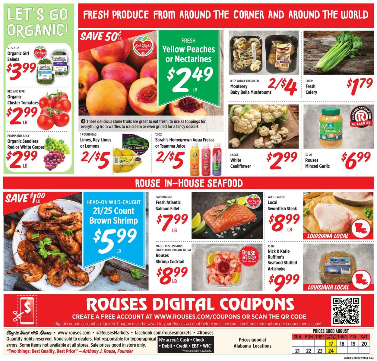 Weekly ad Rouses 08/17/2022 - 08/24/2022
