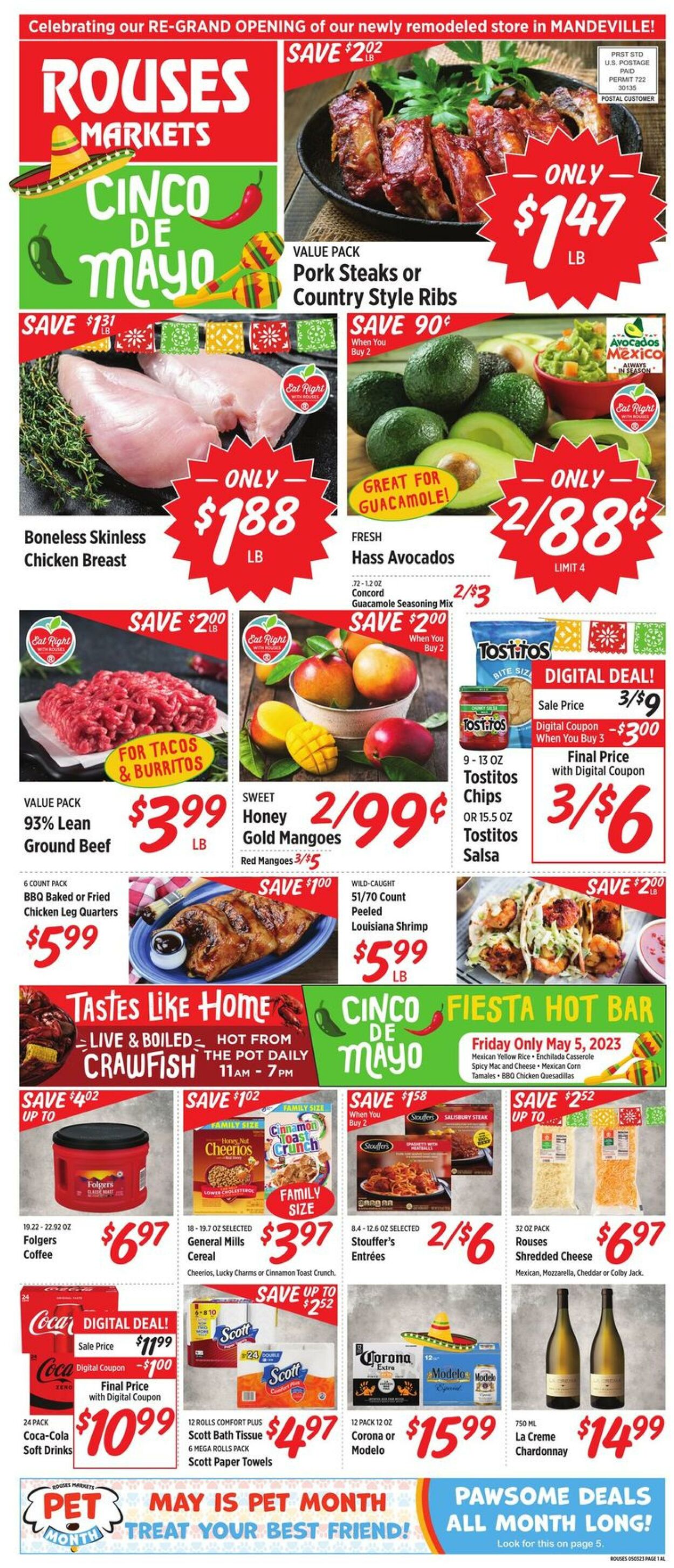 Weekly ad Rouses 05/03/2023 - 05/10/2023