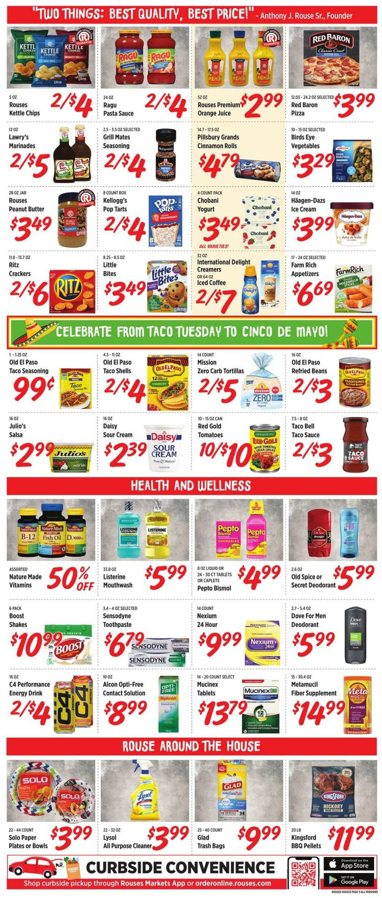 Weekly ad Rouses 05/03/2023 - 05/10/2023