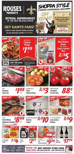 Weekly ad Rouses 09/07/2022-09/14/2022