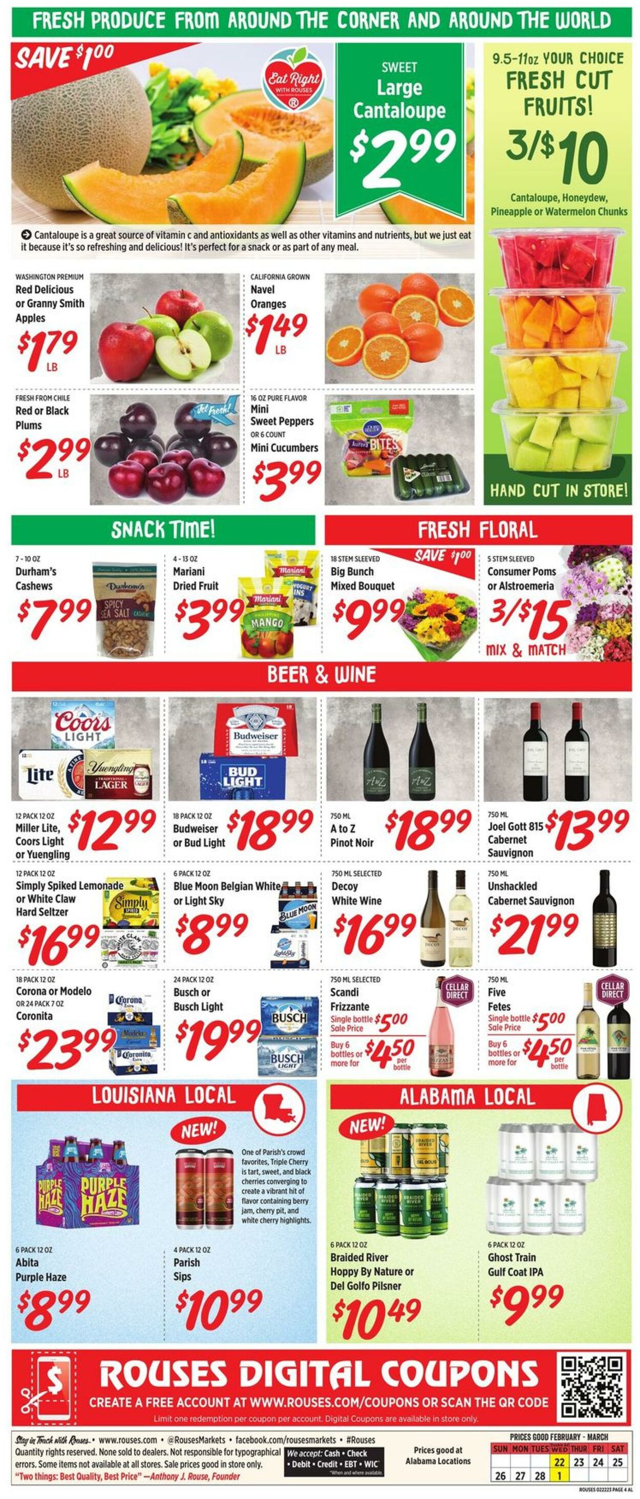 Weekly ad Rouses 02/22/2023 - 03/01/2023