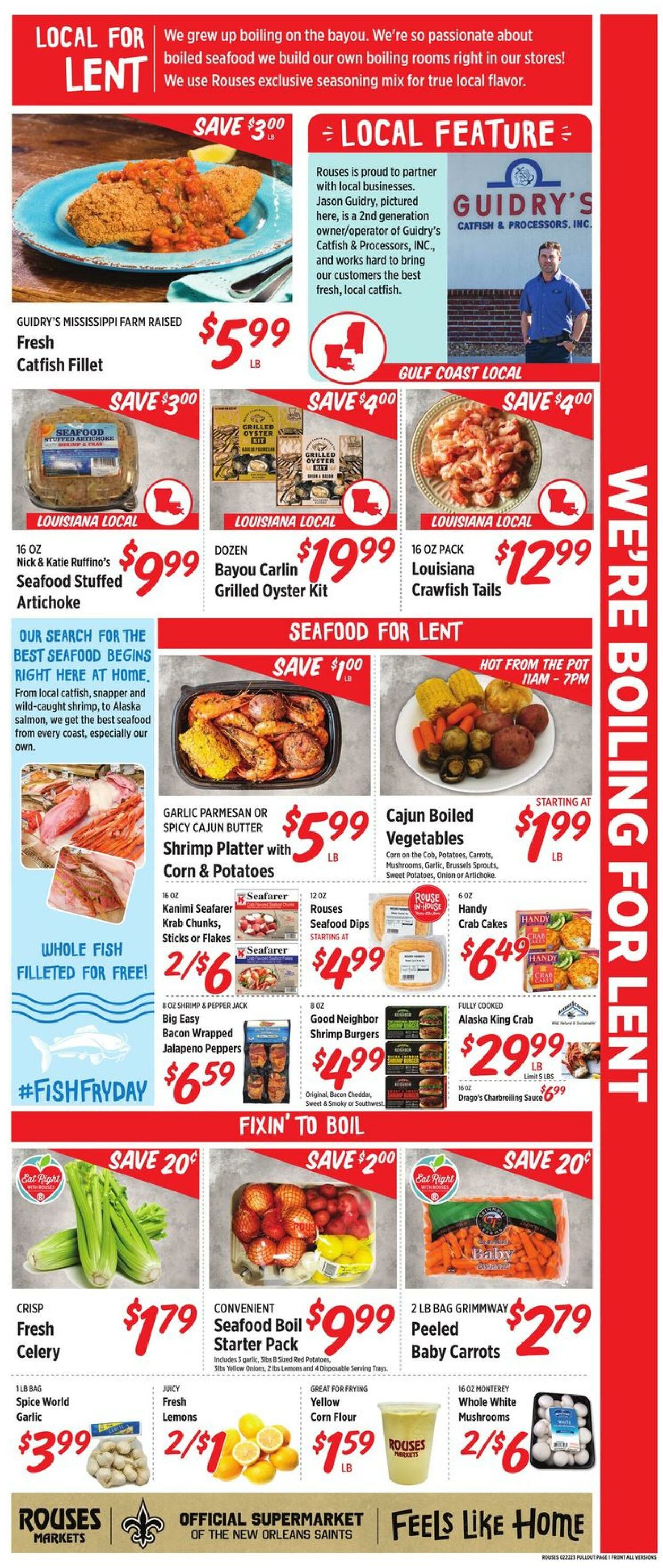 Weekly ad Rouses 02/22/2023 - 03/01/2023