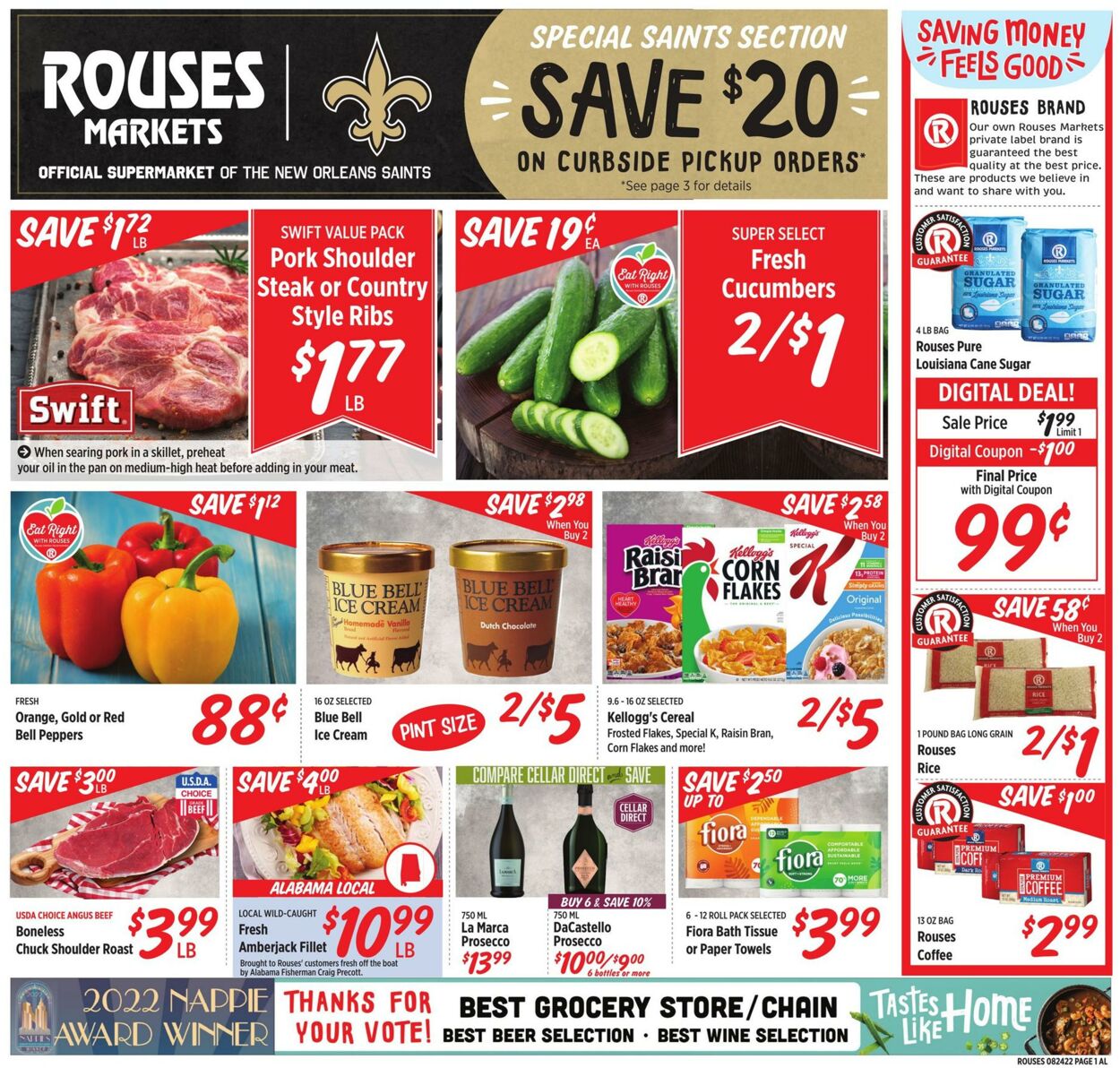 Weekly ad Rouses 08/24/2022 - 08/31/2022