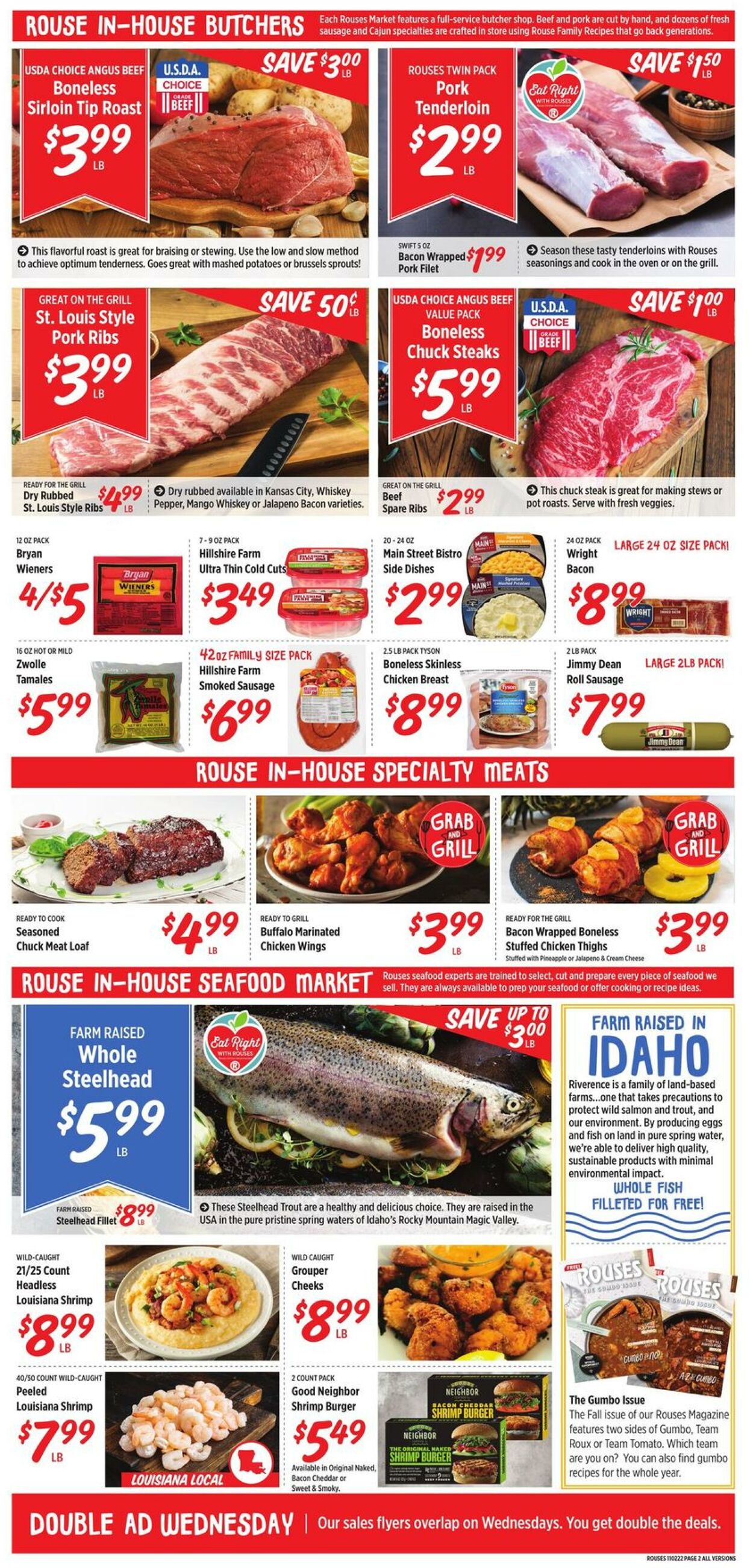 Weekly ad Rouses 11/02/2022 - 11/09/2022