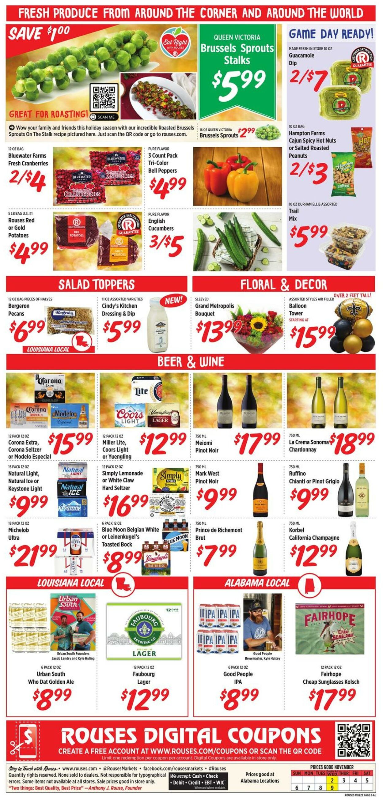 Weekly ad Rouses 11/02/2022 - 11/09/2022