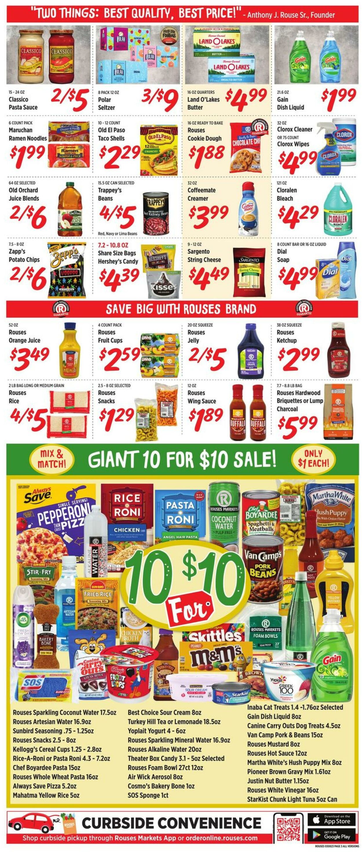 Weekly ad Rouses 03/08/2023 - 03/15/2023