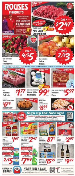 Weekly ad Rouses 03/01/2023 - 03/29/2023