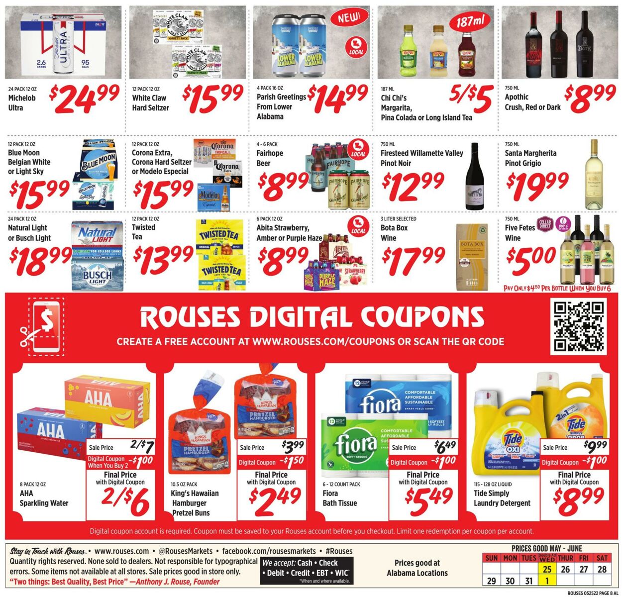Weekly ad Rouses 05/25/2022 - 06/01/2022
