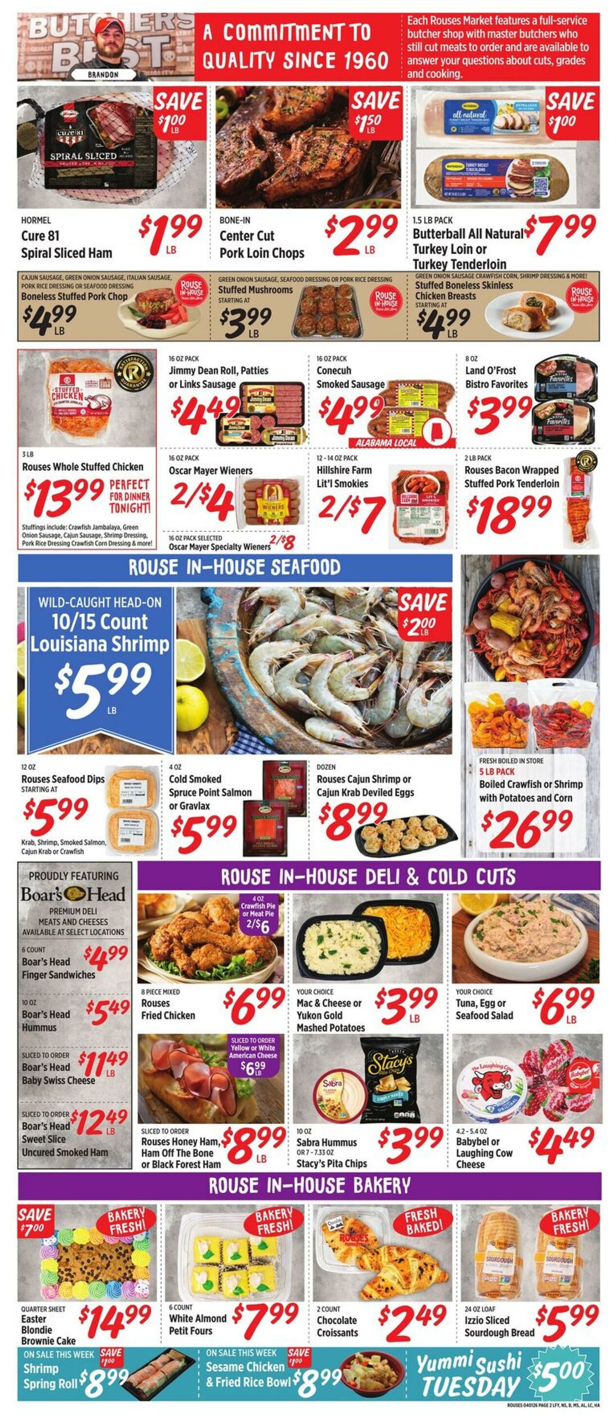 Weekly ad Rouses 04/01/2026 - 04/08/2026