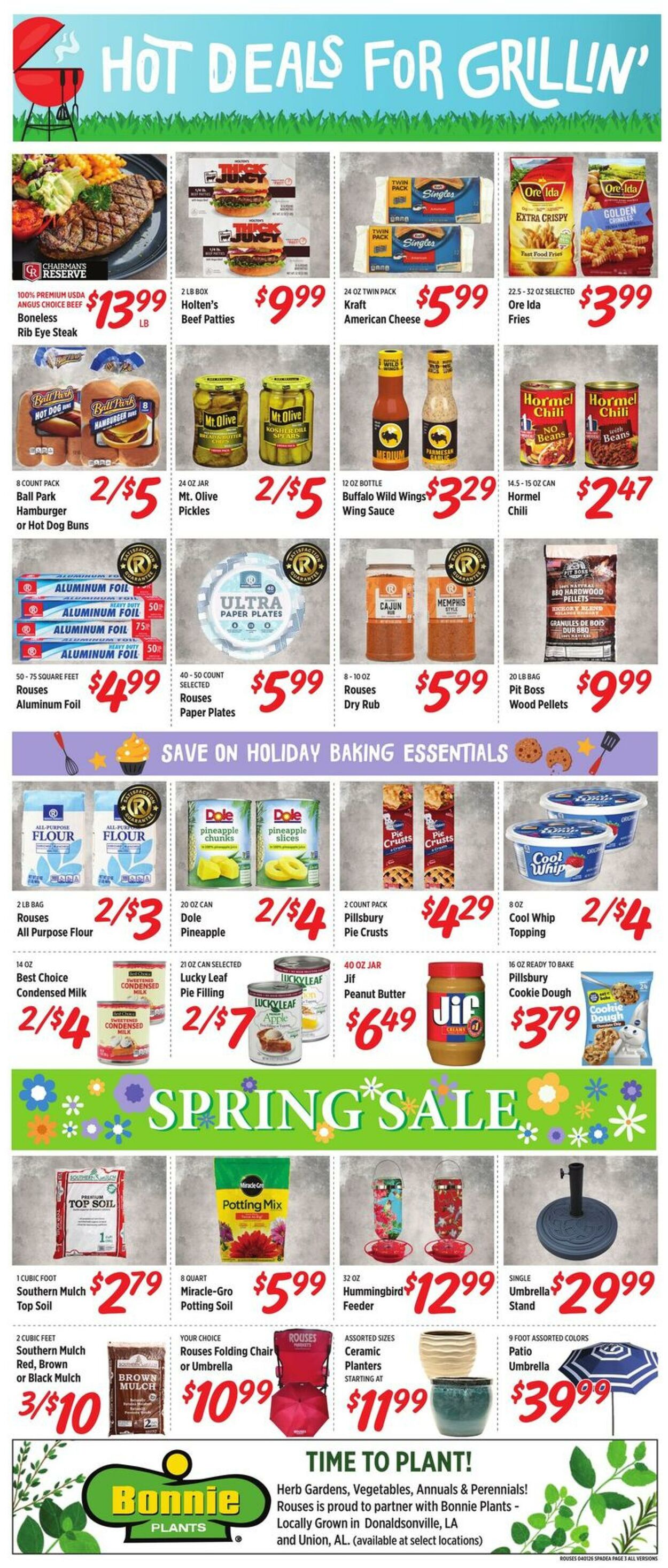 Weekly ad Rouses 04/01/2026 - 04/08/2026