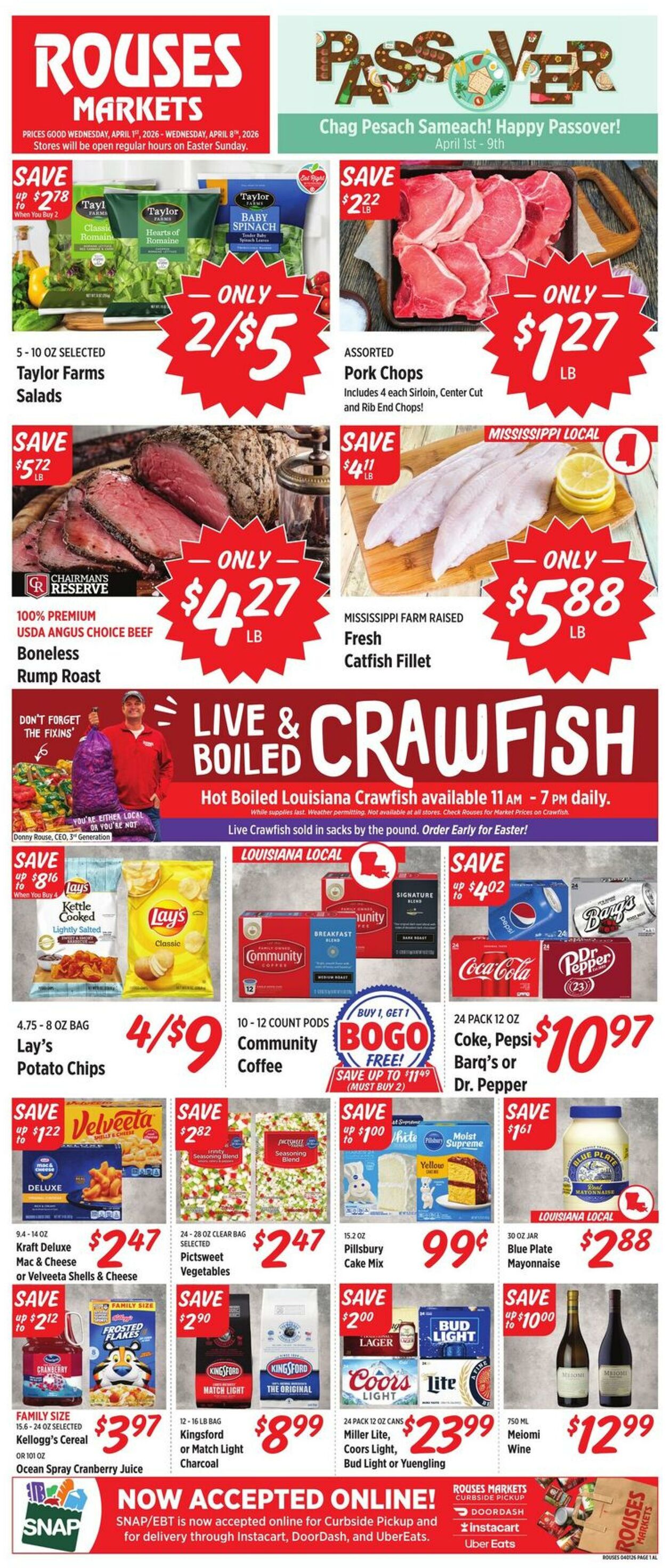 Weekly ad Rouses 04/01/2026 - 04/08/2026